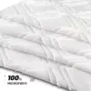 103137-aa8426.webp Elegant White Diamond Tufted Shower Curtain: Chic Farmhouse Style