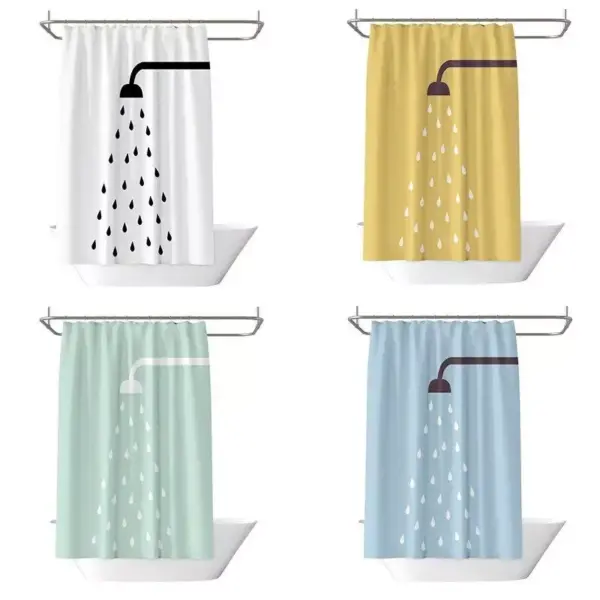 103138-071a64.webp Modern Minimalist Waterproof Shower Curtain with Exclusive Artwork