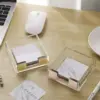 Rose Gold Acrylic Sticky Notes Holder
