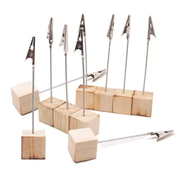 103146-94e4b8.webp Elegant Wooden Metallic Clip Memo Holders