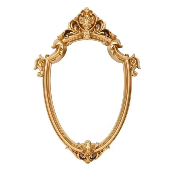 103193-062f2e.webp Charming European Style Oval Wall Mirror
