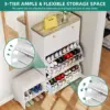 103455-360ffd.webp 3-Drawer Flip Shoe Cabinet with Bench