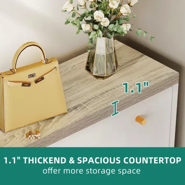 103455-442f5b.webp 3-Drawer Flip Shoe Cabinet with Bench