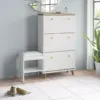 103455-900a10.webp 3-Drawer Flip Shoe Cabinet with Bench