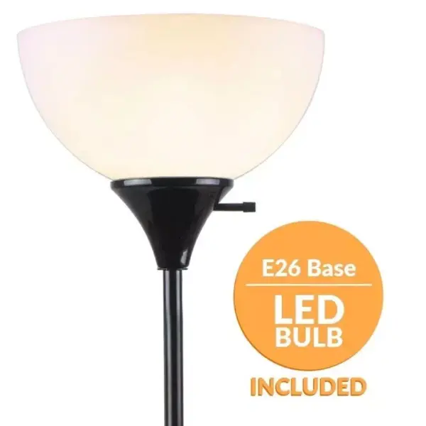 103514-20e1ec.webp LED Torchiere Floor Lamp 71" - Modern Uplighting for Bedroom and Living Room
