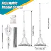 Adjustable Telescopic Sponge Mop with Super Absorbent Dual-Use Head