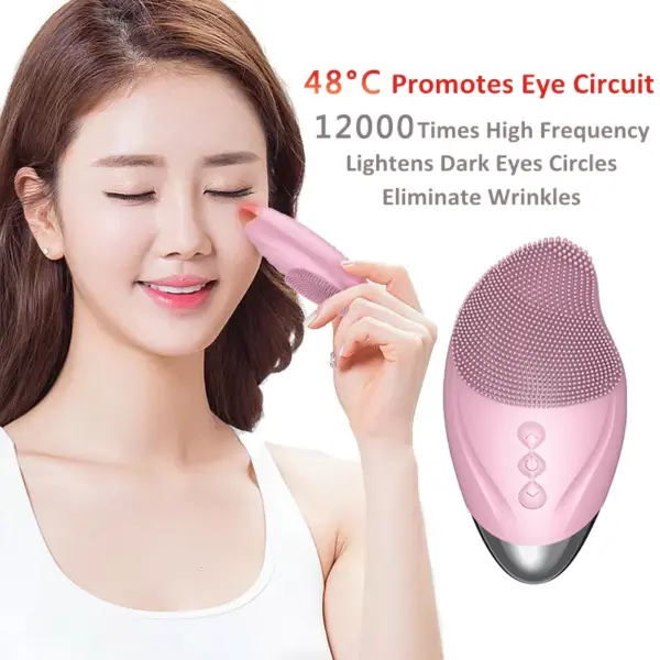 95641-921b49.webp Rechargeable Silicone Face Cleansing Brush with Heating Eye Massage
