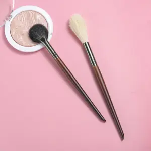 Professional Soft Goat Hair Highlight Brush Set