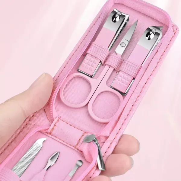 95649-438027.webp Complete 6-Piece Pink Manicure & Pedicure Set