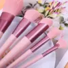 12-Piece Pink Makeup Brush Set for Foundation, Powder, Blush & Eyeshadow