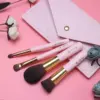 96159-d3c4ca.webp 4Pcs Portable Mini Pink Makeup Brushes Set with Bag for Travel