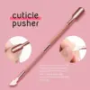 Stainless Steel Dual-ended Cuticle Pusher and Dead Skin Remover