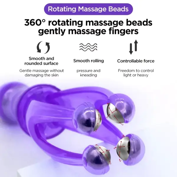 360° Rolling Finger Massager