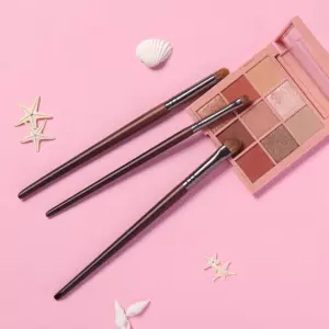 High-Quality Goat Hair Tapered Blending Makeup Brushes