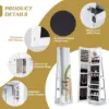 96455-d0f1f9.webp Full Length Mirror Jewelry Armoire with LED Lights