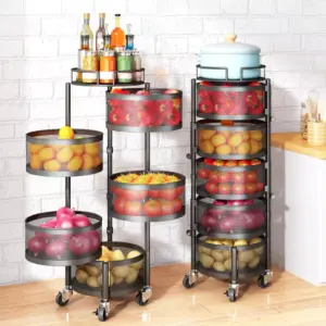 96457-a150da.webp 5-Tier Rotating Fruit and Vegetable Basket with Metal Lid