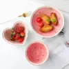 96461-98628b.webp Charming Heart-Shaped Strawberry Ceramic Bowl