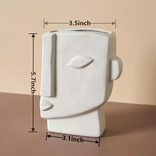 96492-2f7a8e.webp Creative Nordic Ceramic Face Vase