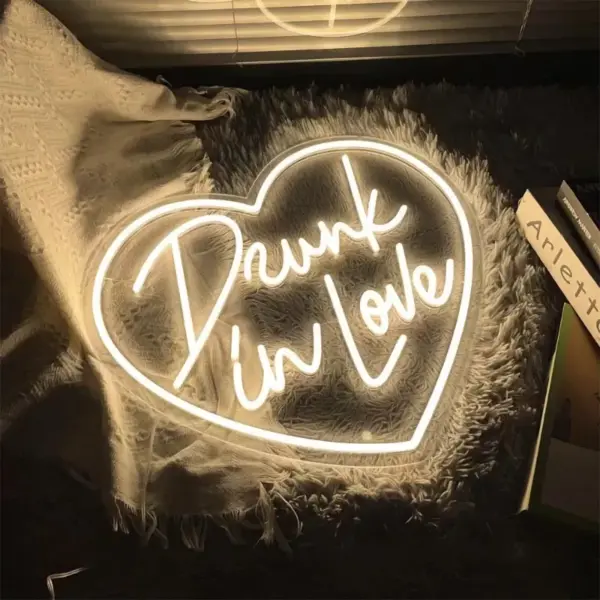 Drunk in Love Neon Sign