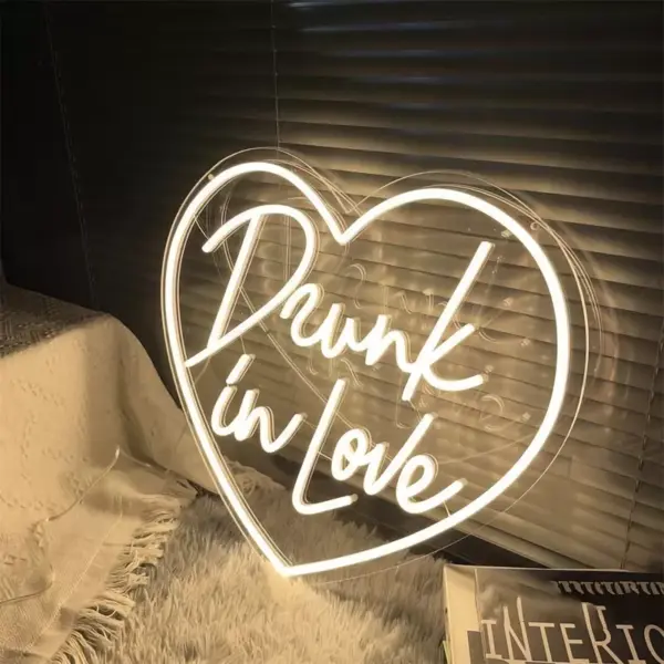Drunk in Love Neon Sign