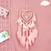 96786-2f969b.webp Heart-Shaped Dream Catcher with Feathers & Beads