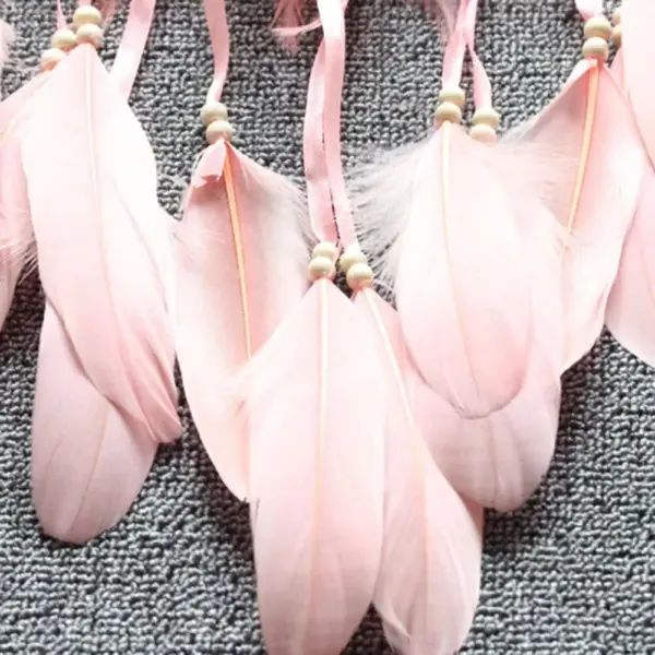 96786-9a65e1.webp Heart-Shaped Dream Catcher with Feathers & Beads
