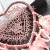 96786-e4839c.webp Heart-Shaped Dream Catcher with Feathers & Beads