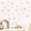 96788-5e4043.webp Pink Heart Wall Decals Set
