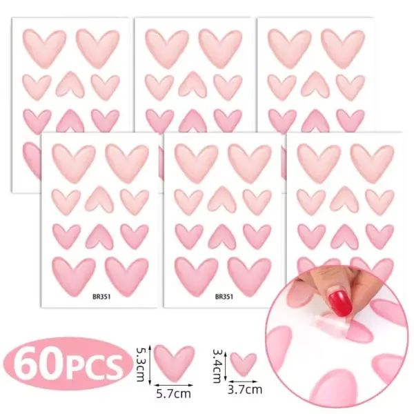 96788-d1a384.webp Pink Heart Wall Decals Set