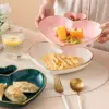96806-805b59.webp Heart-Shaped Ceramic Plate for Western Cuisine & Desserts