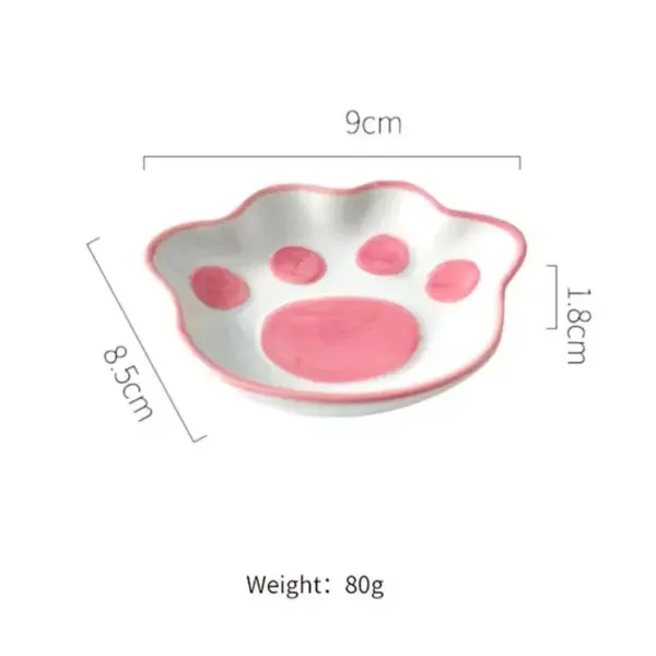 96807-4393fd.webp Cute Cat's Paw Ceramic Dessert Plate
