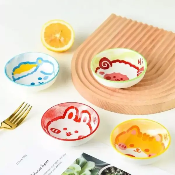 96808-d74c5c.webp Charming Animal Ceramic Dipping Dishes