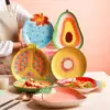 96809-51f8e6.webp Creative Ceramic Fruit-Shaped Salad Plate