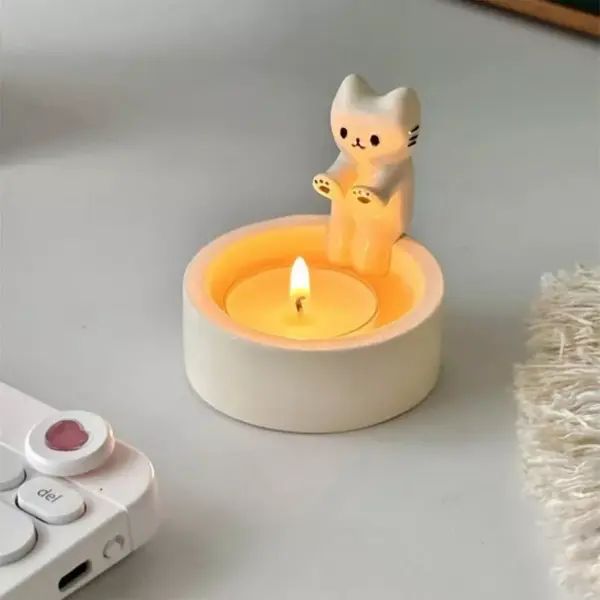 97408-062169.webp Adorable Cat Paw Candle Holder