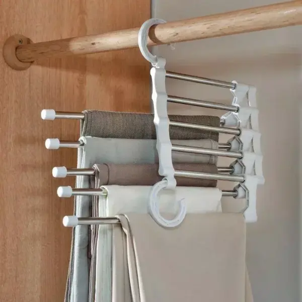 97531-a6611b.webp Adjustable 5-in-1 Stainless Steel Pants Hanger