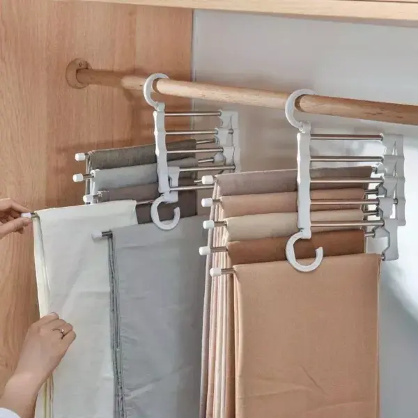 97531-e486f8.webp Adjustable 5-in-1 Stainless Steel Pants Hanger