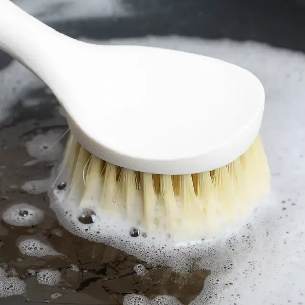 97820-0943dc.webp Wooden Long Handle Kitchen Cleaning Brush - Eco-Friendly Dish & Pot Scrubber