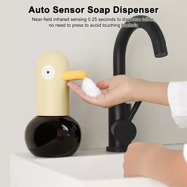97886-3e023e.webp Duck-Shaped Touchless Foaming Soap Dispenser