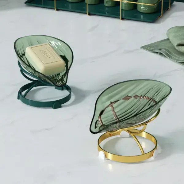 97914-c69ba1.webp Elegant Leaf-Shaped Soap Dish Holder