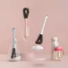 360° Long Handle Baby Bottle Brush - Soft Food-Grade Cleaning Brush