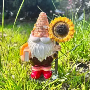 98121-1da256.webp Adorable Sunflower Gnome Resin Statue
