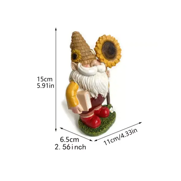 98121-df0db1.webp Adorable Sunflower Gnome Resin Statue
