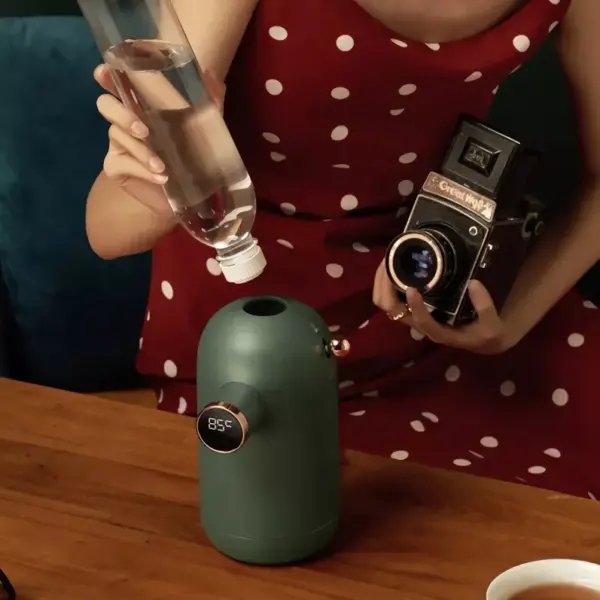 Compact 220V Instant Hot Water Dispenser with Temperature Control & Mini Pump