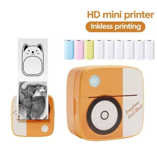 98195-108635.webp Bluetooth Pocket Thermal Printer - Wireless, Inkless & Portable for On-the-Go Printing