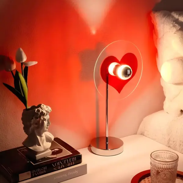 98196-5e70e3.webp Romantic Heart-Shaped Sunset Projection Lamp