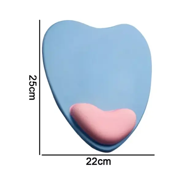 Cute Heart Cartoon Wrist Mouse Pad: Comfort and Style for Gaming