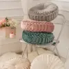 Round Velvet Pumpkin Pillow - Soft Dandelion Cushion for Sofa & Tatami