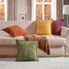 Striped Corduroy Throw Pillow Cover 18x18 Inch – Decorative Cushion Cover