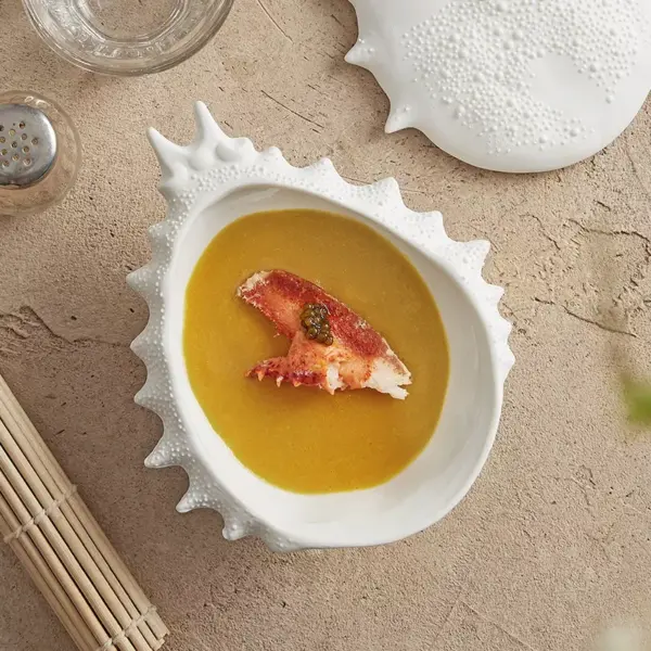 Crab-Shaped Ceramic Bowl