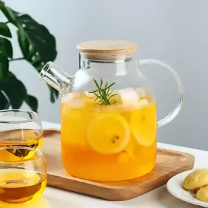 98685-aa7677.webp Transparent Glass Teapot with Wooden Lid